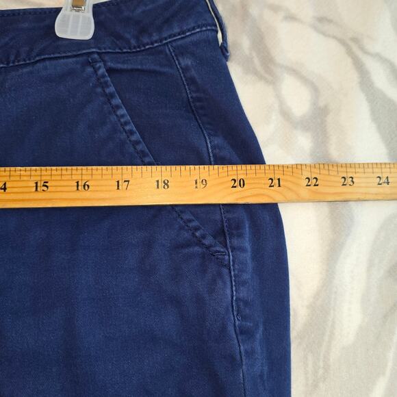 St John's Bay Girlfriend Pants Navy Blue Women's Size 14 - Picture 7 of 7